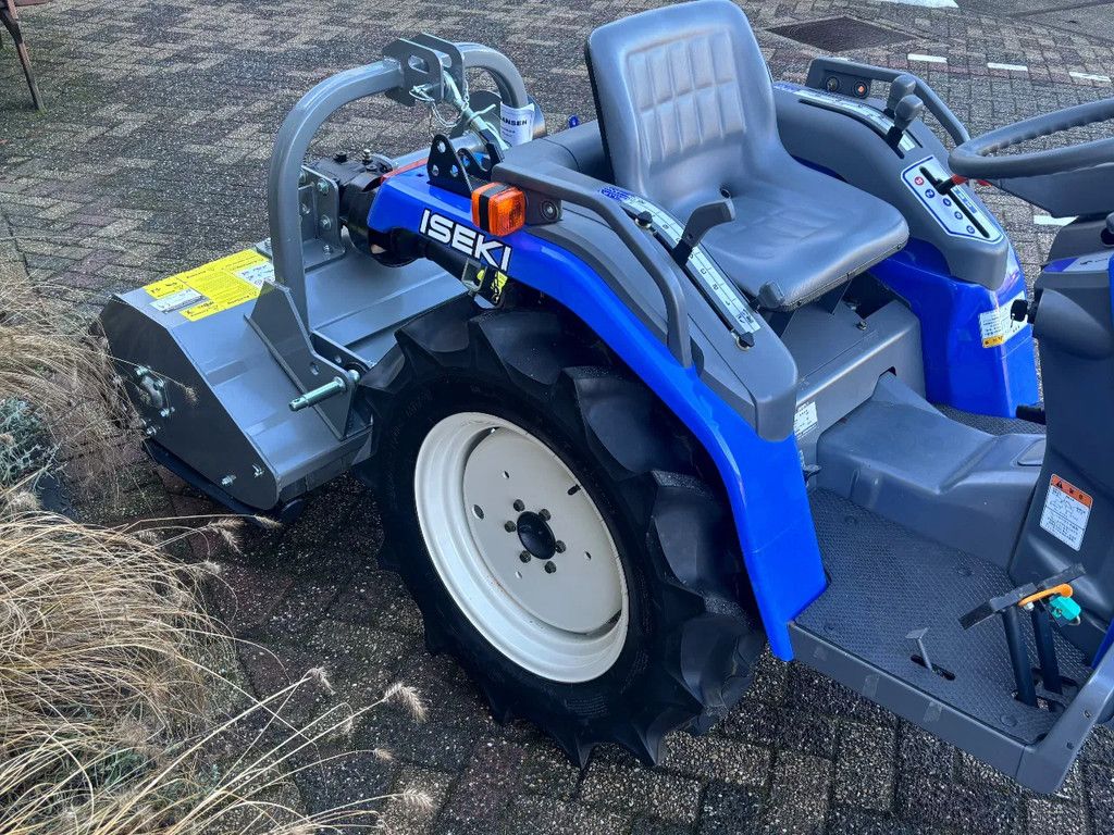 Iseki Tm150 minitractor 3cil. met klepelmaaier