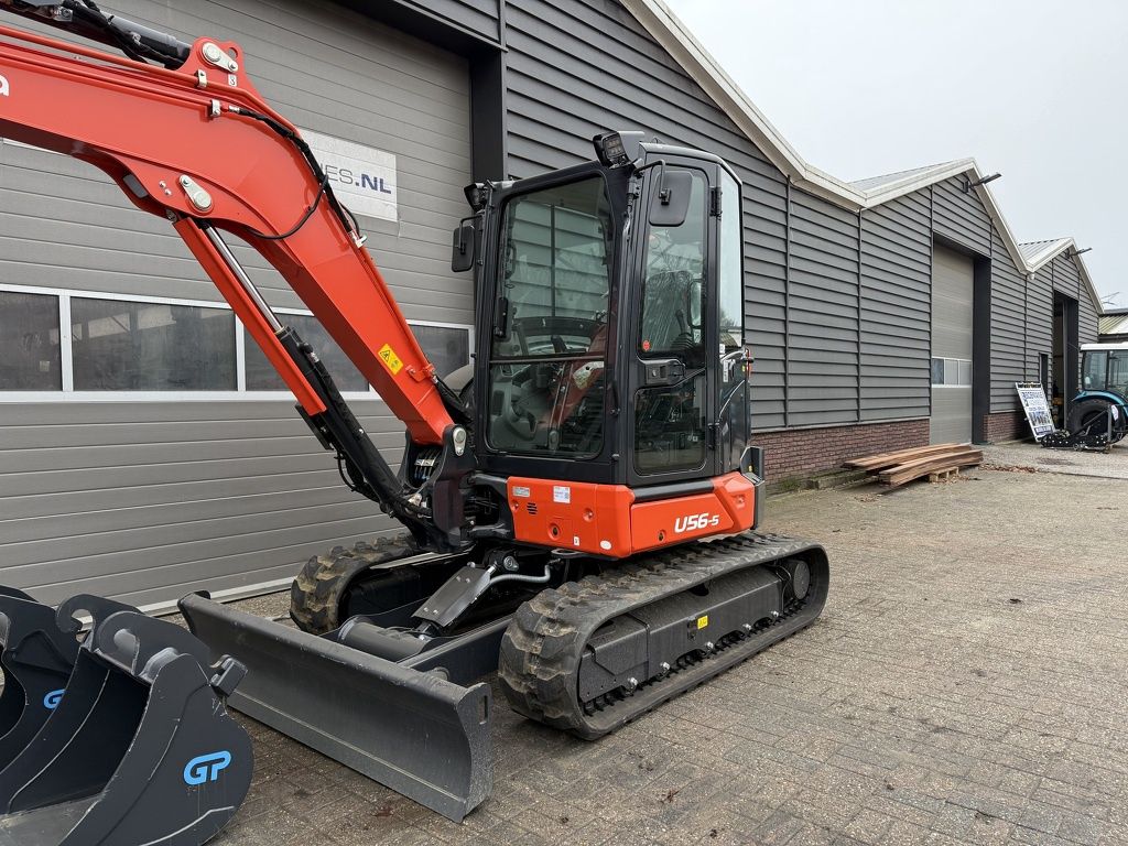 Kubota U56-5 minigraver NIEUW incl CW10 + 3 bakken