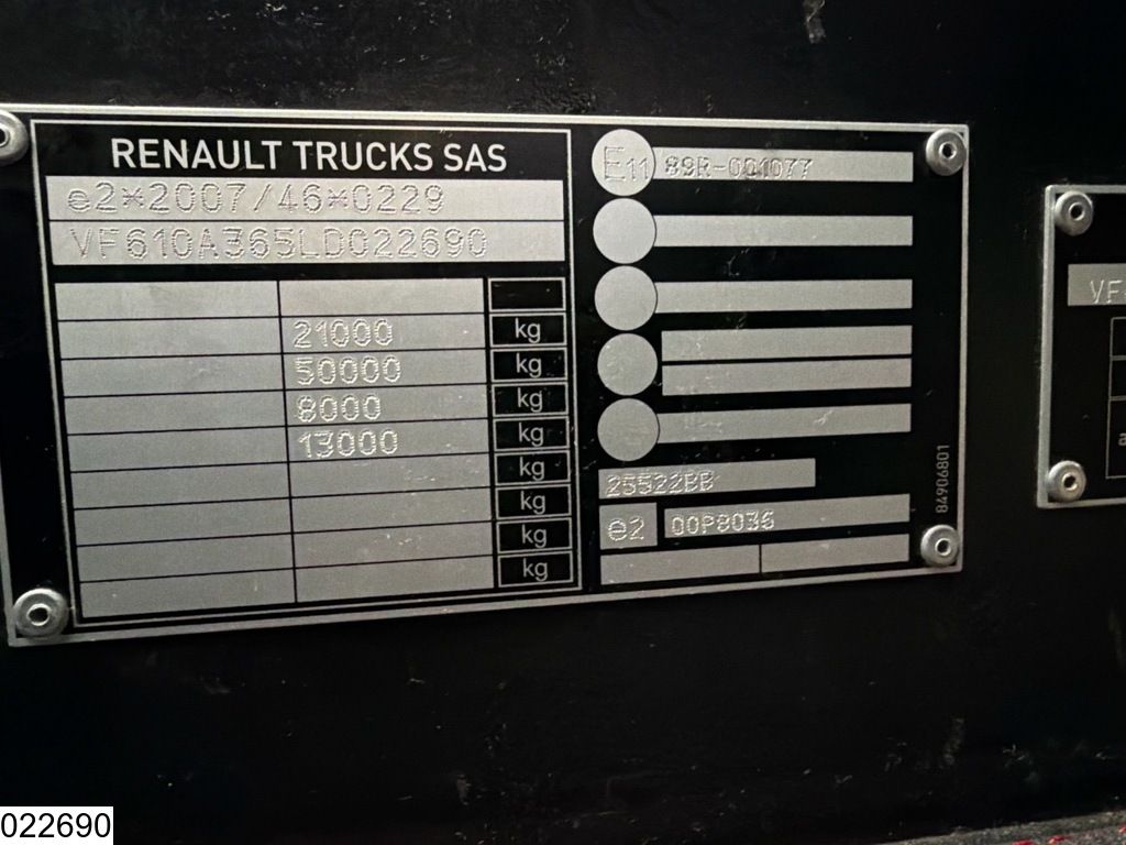 Renault T 480 EURO 6d, Standairco