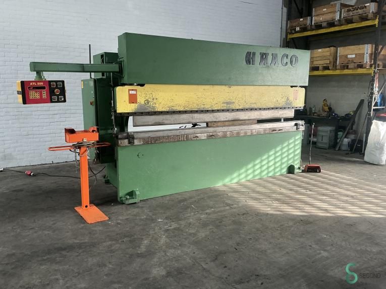 Press brakes HACO PPM 36135, 3600mm 135t 1992