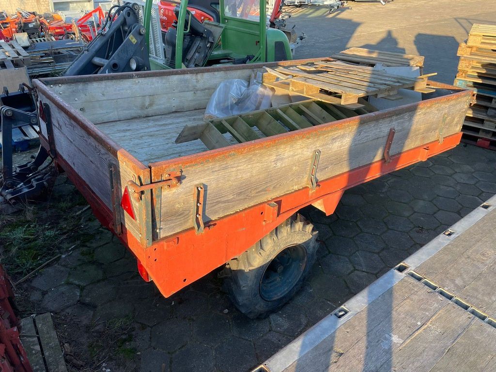 1 assige aanhanger tractor