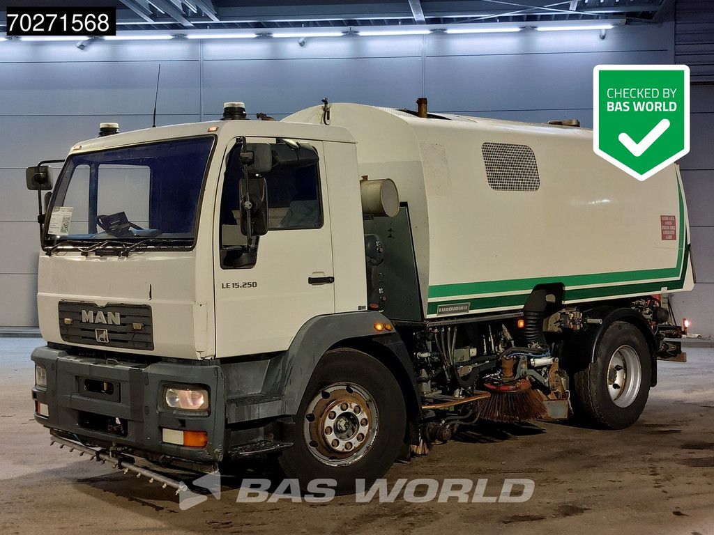 MAN LE 15.250 4X2 Eurovoirie Sweeper Manual Steelsuspension Euro 3