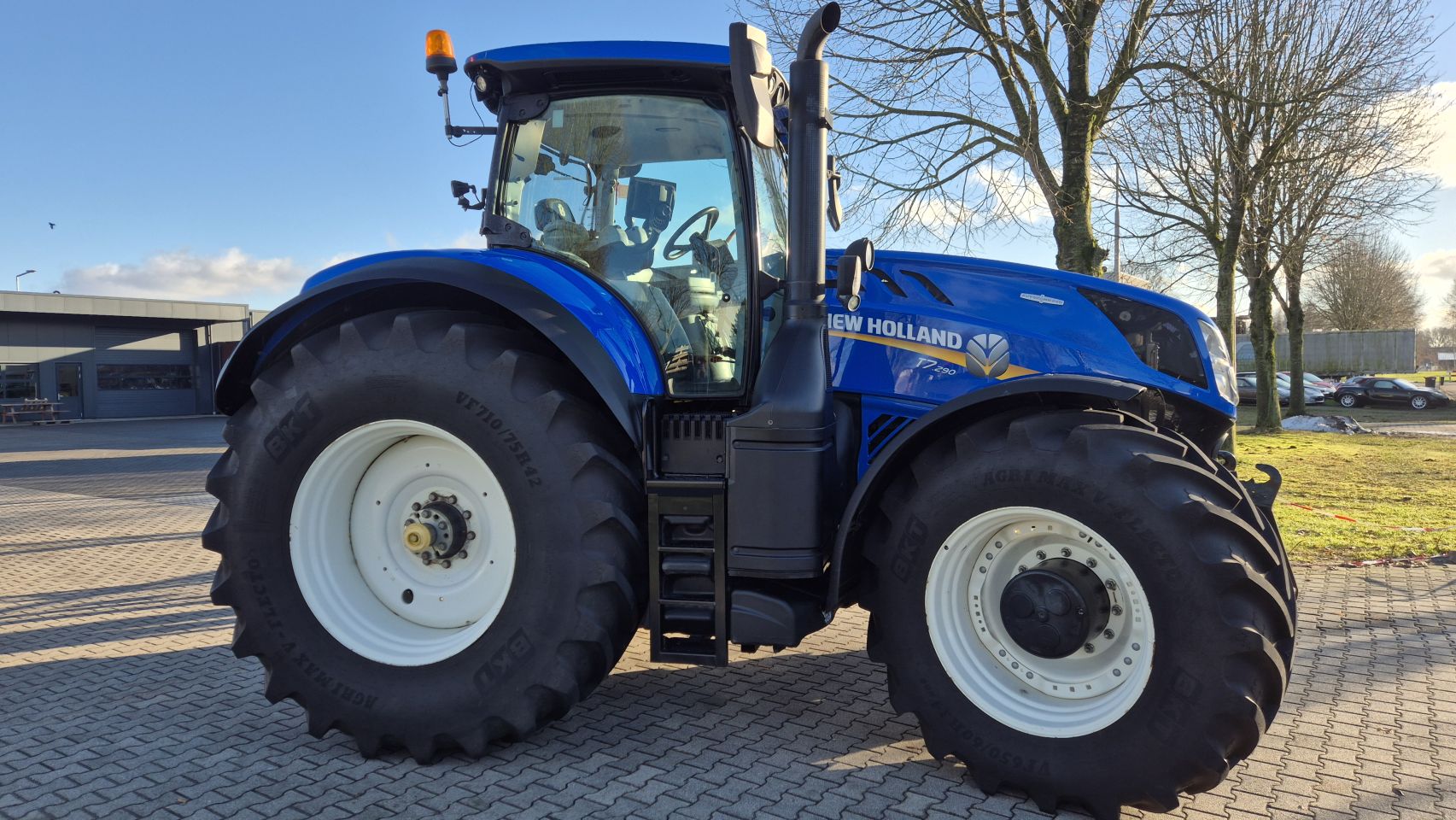 New Holland T7.290 HD AC 50Kmh. Lucht, Fronthef en PTO