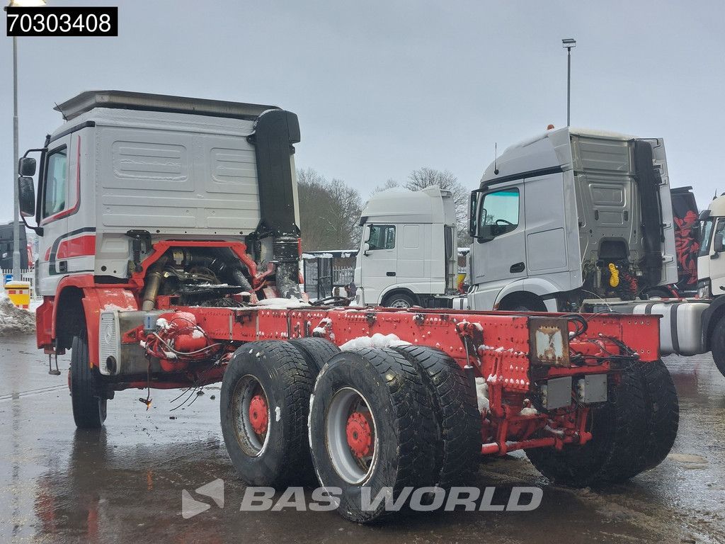 Mercedes Actros Actros 3346 6X6 6x6 chassis Big-Axle Steel suspension Semi Automatic Euro 3