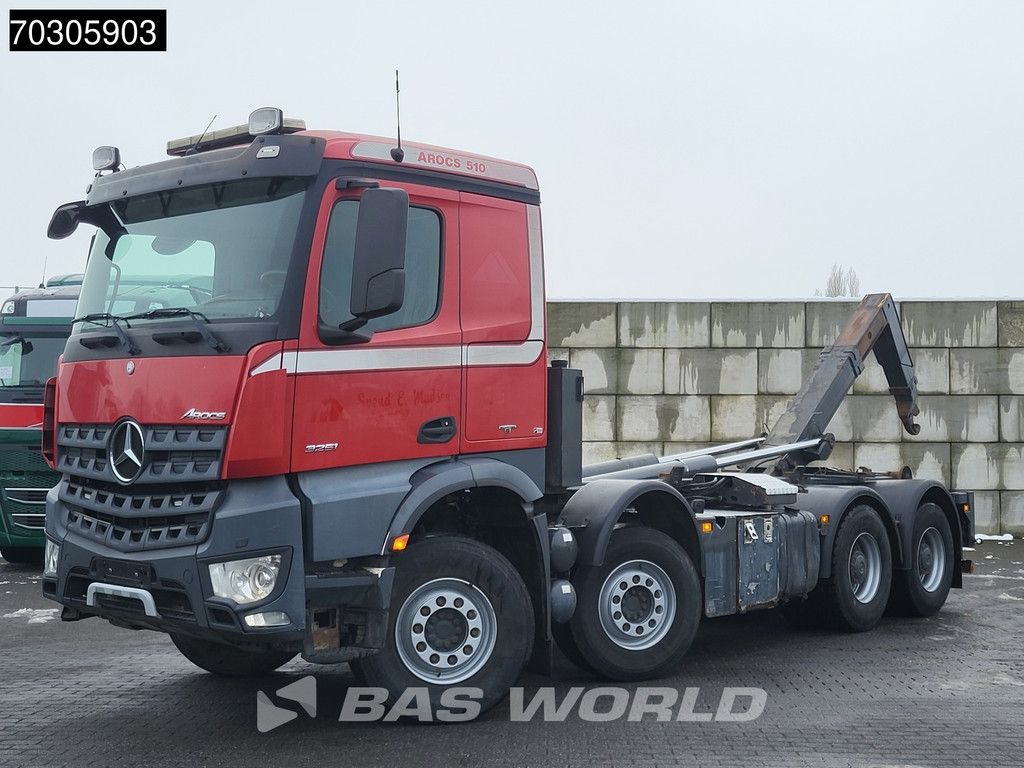 Mercedes Arocs Arocs 3251 8X4 Palfinger hooklift Big-Axle Automatic Euro 6