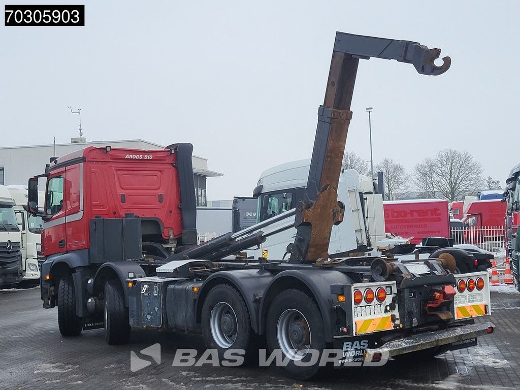 Mercedes Arocs Arocs 3251 8X4 Palfinger hooklift Big-Axle Automatic Euro 6