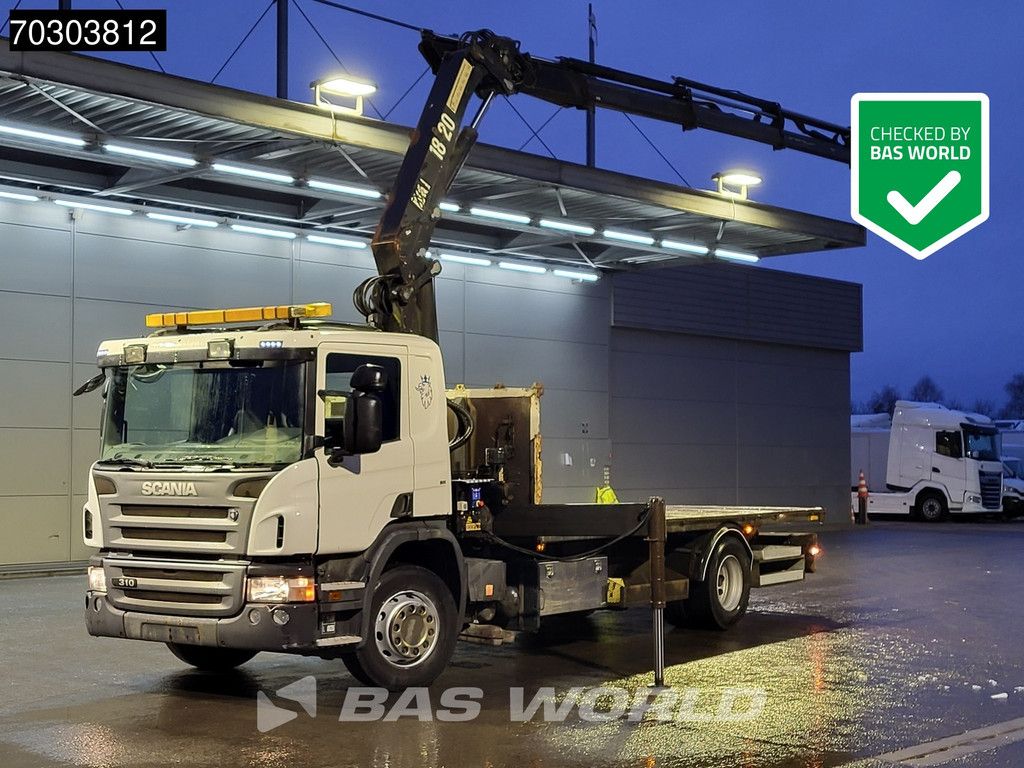 Scania R P310 4X2 HMF 1823 K4 Crane Kran Remote control Manual Euro 3