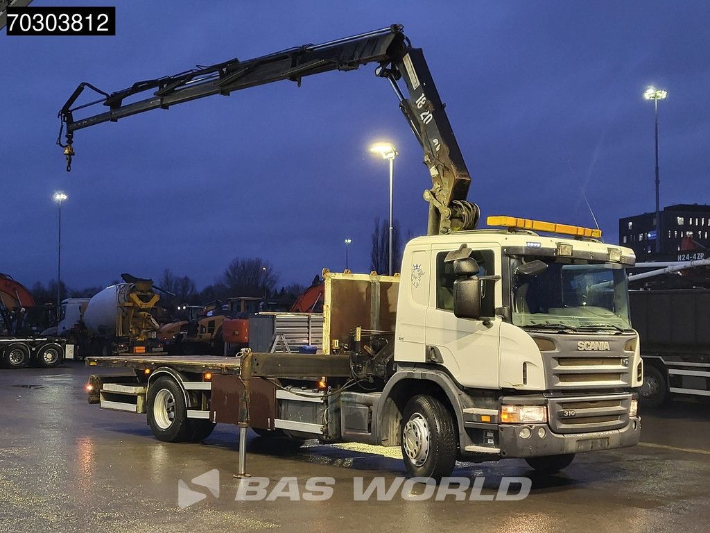 Scania R P310 4X2 HMF 1823 K4 Crane Kran Remote control Manual Euro 3