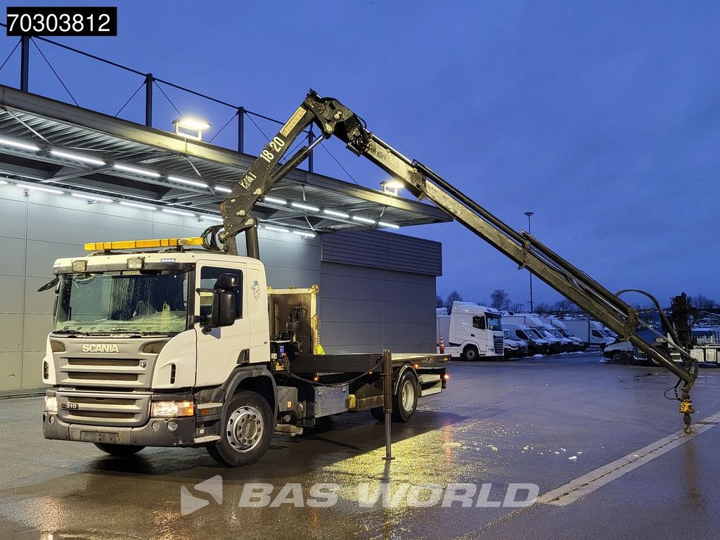 Scania R P310 4X2 HMF 1823 K4 Crane Kran Remote control Manual Euro 3