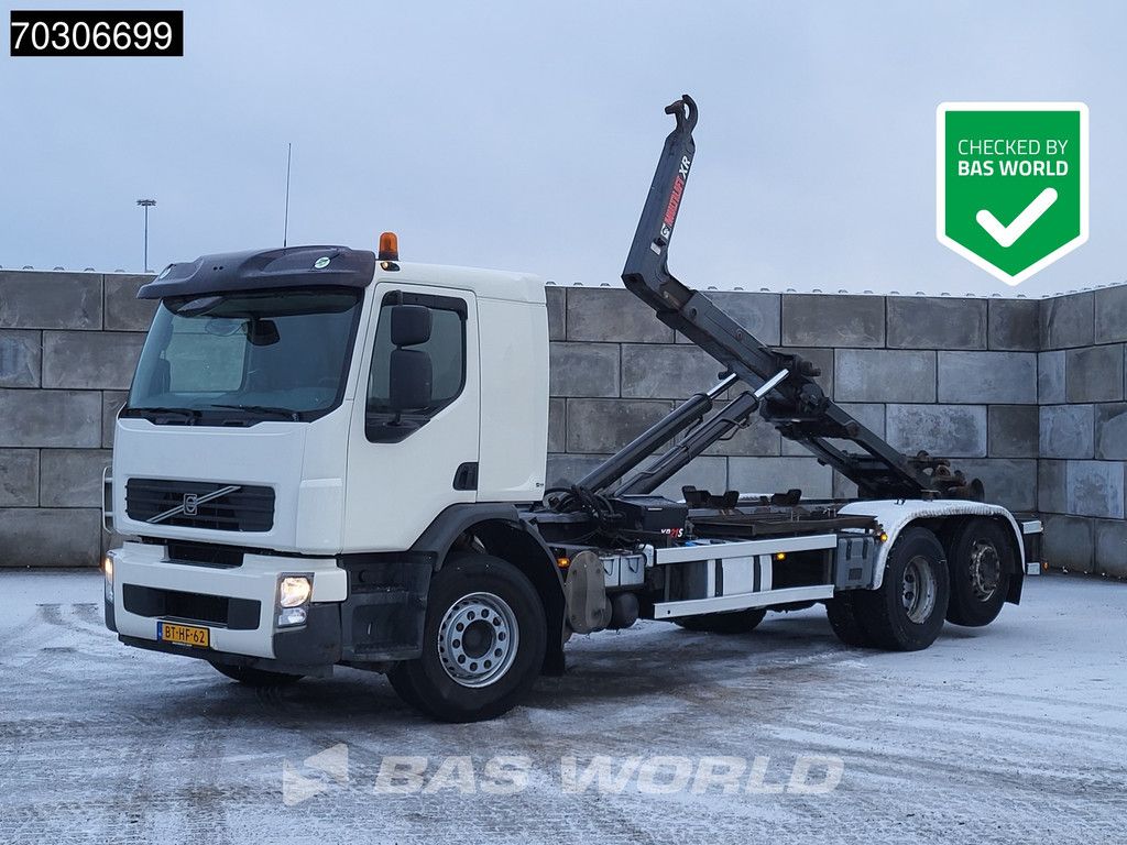 Volvo FE 280 6X2 21tons Hiab XR21S56S hooklift Lift+steering axle automatic Euro 5