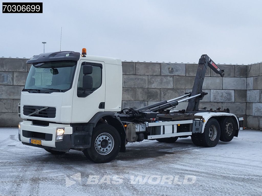 Volvo FE 280 6X2 21tons Hiab XR21S56S hooklift Lift+steering axle automatic Euro 5