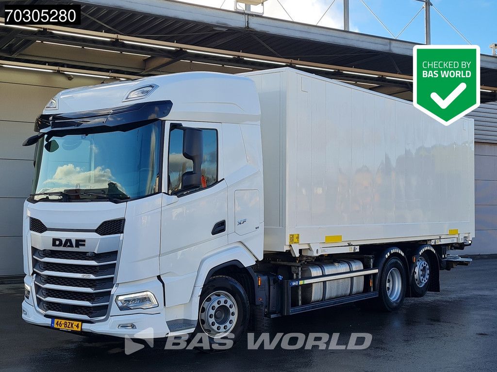 DAF XF 450 6X2 BDF including box 2000kg Ladebordwand Lift-Axle Automatic Euro 6