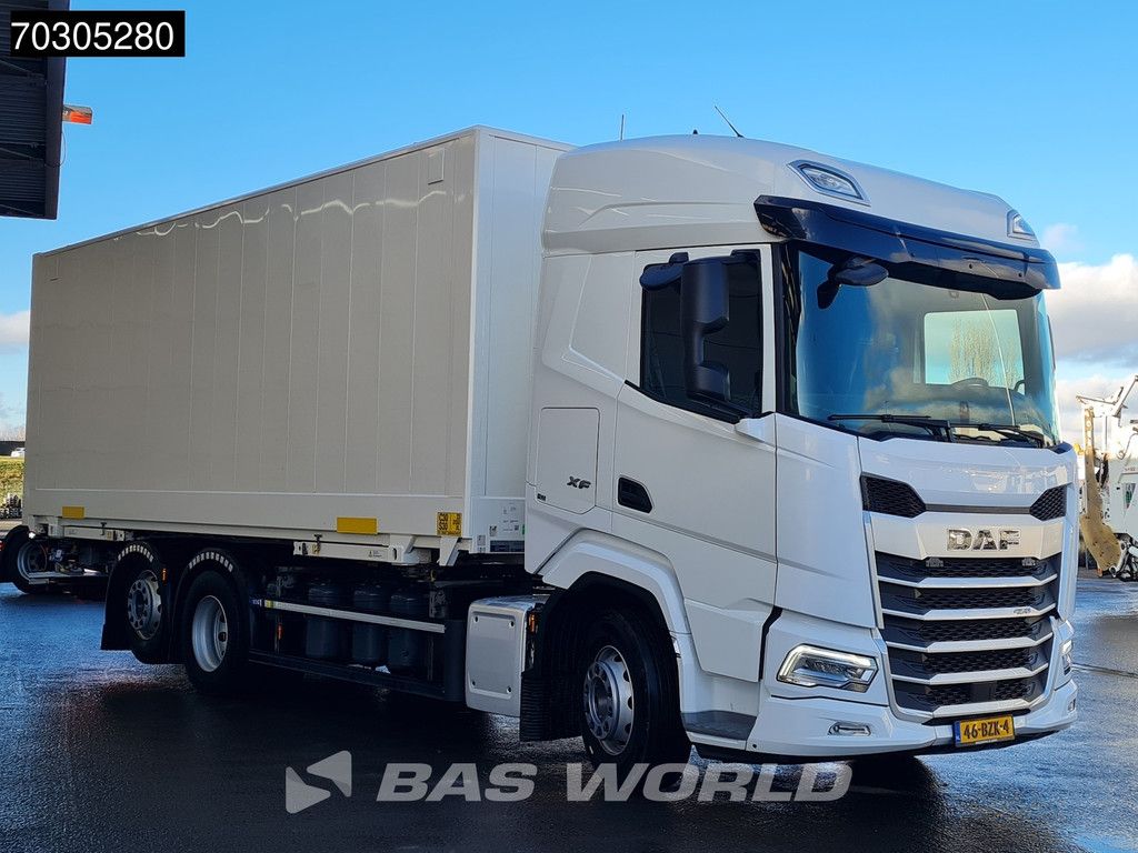 DAF XF 450 6X2 BDF including box 2000kg Ladebordwand Lift-Axle Automatic Euro 6