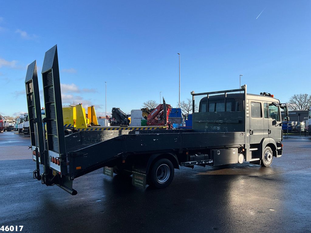 Man TGL 12.220 Machine Transporter + Hydraulic Ramps