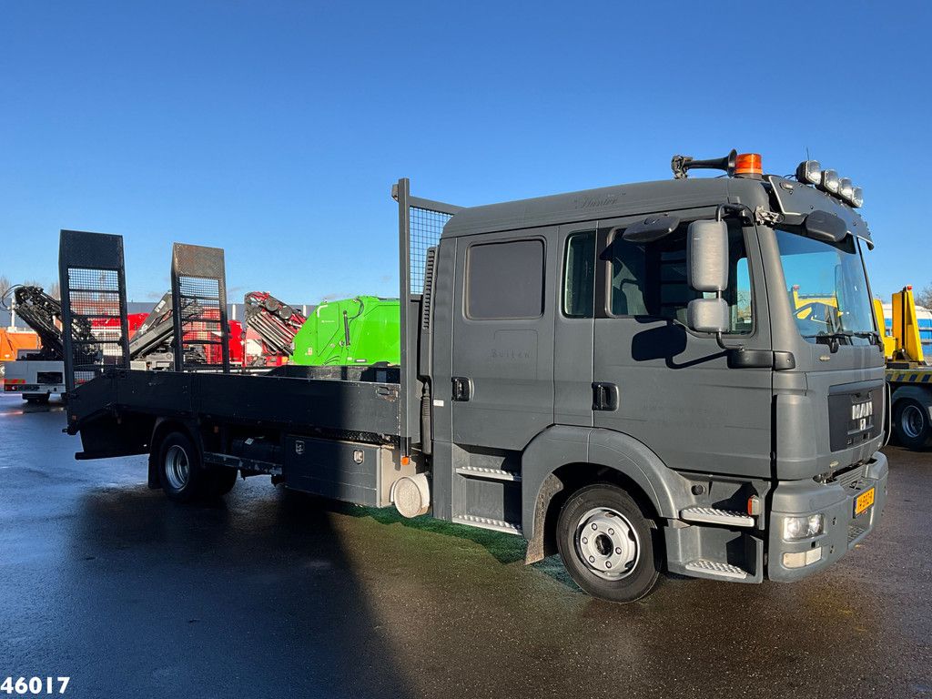 Man TGL 12.220 Machine Transporter + Hydraulic Ramps