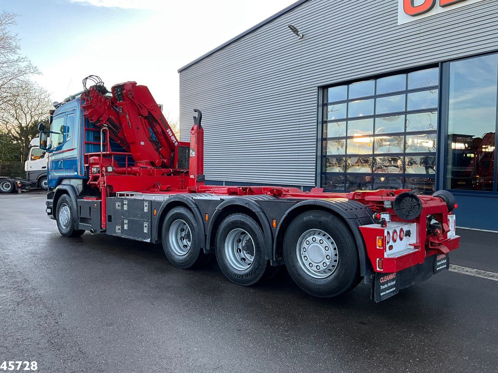 Scania R 580 8x4 Euro 6 Retarder Hiab 24 Tonmeter laadkraan