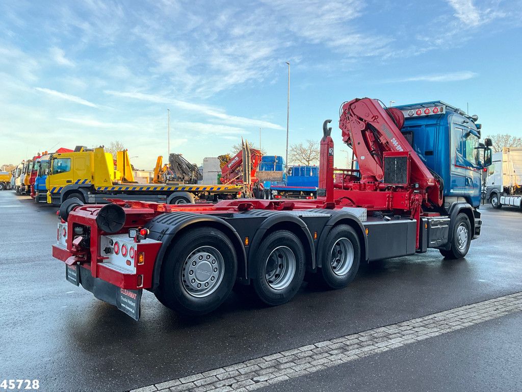 Scania R 580 8x4 Euro 6 Retarder Hiab 24 Tonmeter laadkraan