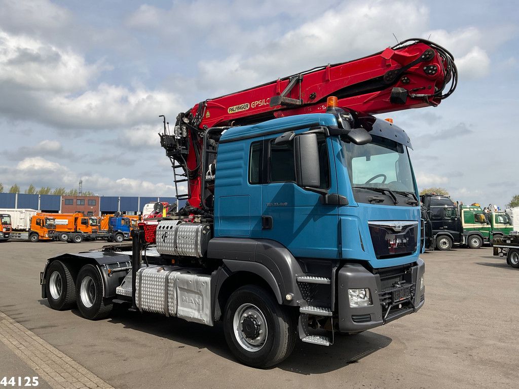 Man TGS 33.480 6x6 Euro 6 Palfinger 27 Tonmeter boomkraan
