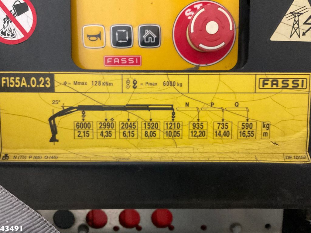 DAF FT CF 370 Euro 6 Fassi 15 Tonmeter laadkraan