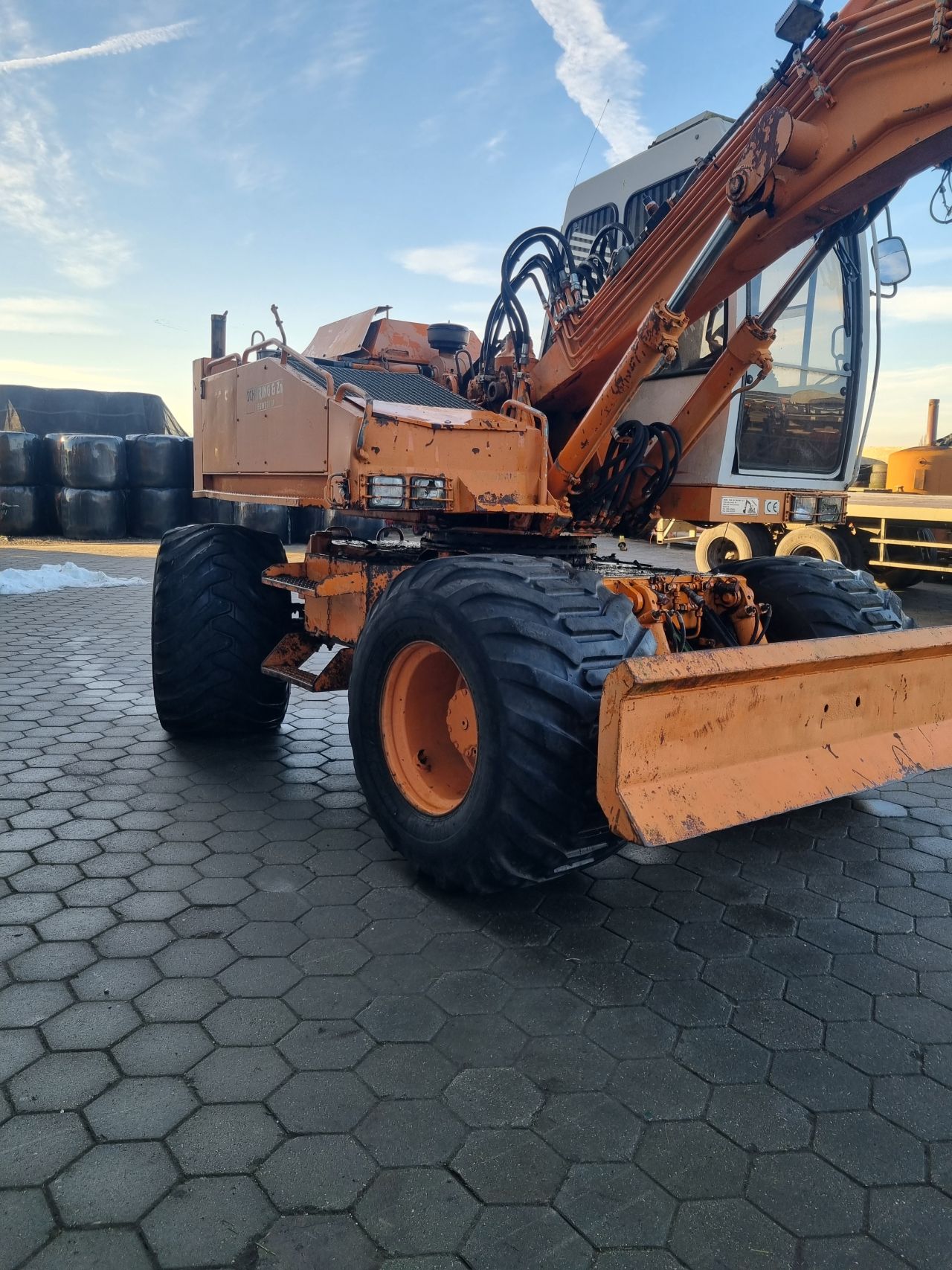 Caesar 2507 mobiele graafmachine/bandenkraan 1998