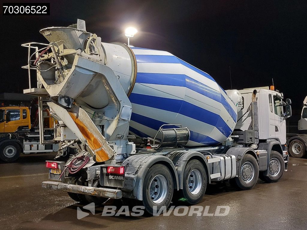 Scania G G410 8X4 NL-Truck 10m3 Schwing Stetter mixer Steel suspension Automatic Euro 6