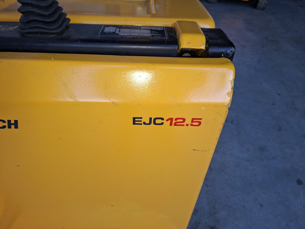 Elektrische stapelaar Jungheinriche ejc 12.5 hefhoogte 3.6 meter