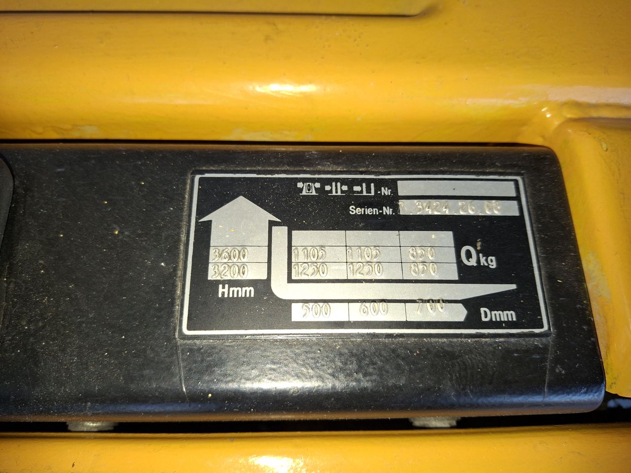 Elektrische stapelaar Jungheinriche ejc 12.5 hefhoogte 3.6 meter