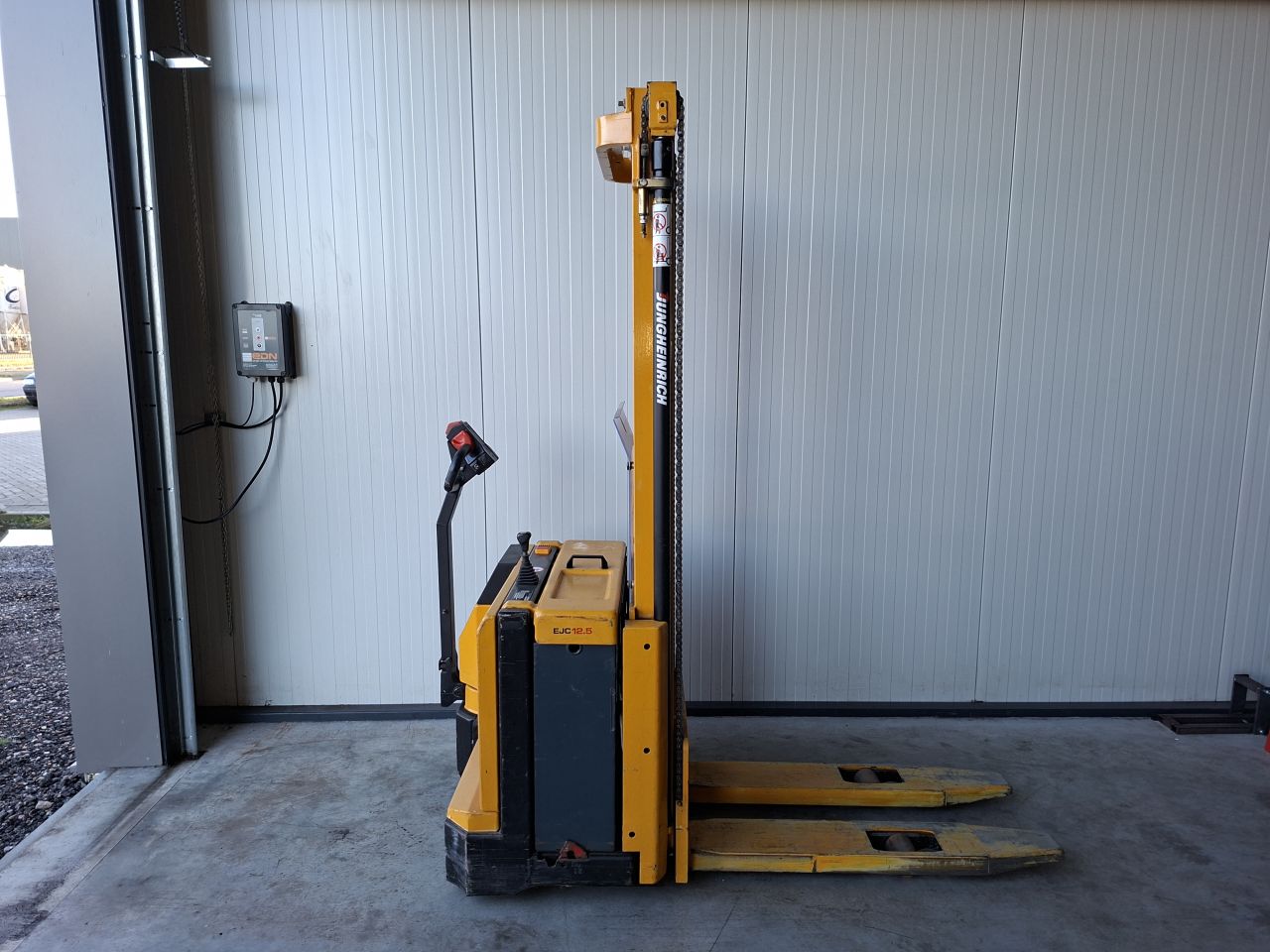 Elektrische stapelaar Jungheinriche ejc 12.5 hefhoogte 3.6 meter