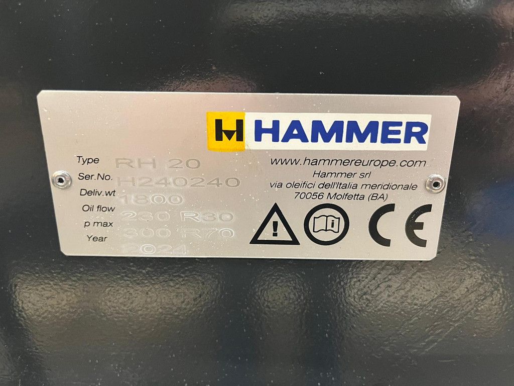 Hammer RH20 Hydraulic Crusher (for 18-26t excavator)