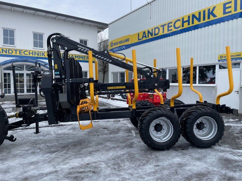Country 130D Rückewagen mit Kran 850 PRO