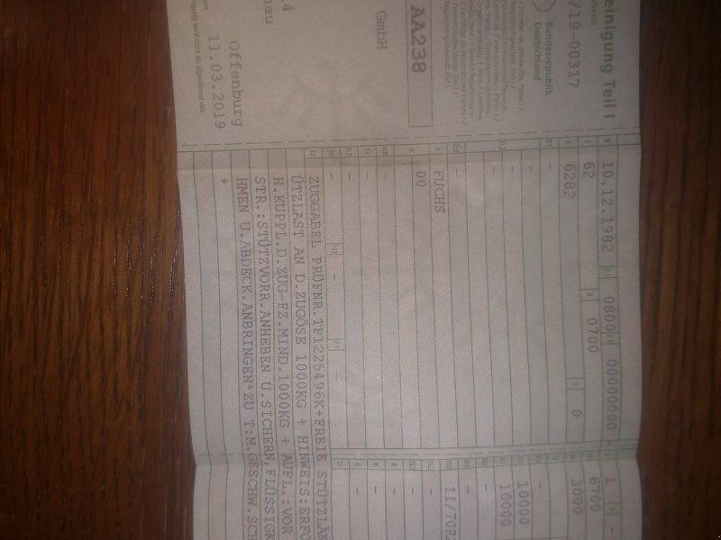 Fuchs Pumpfass gefedert 10.000 Liter 80,60,40 km/H