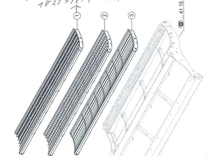 Claas Dreschsegment 1700 Wire N7 1822496.4