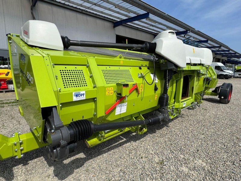 Claas Direct Disc 600 große Walze Ø800, 2 Achs-Wagen