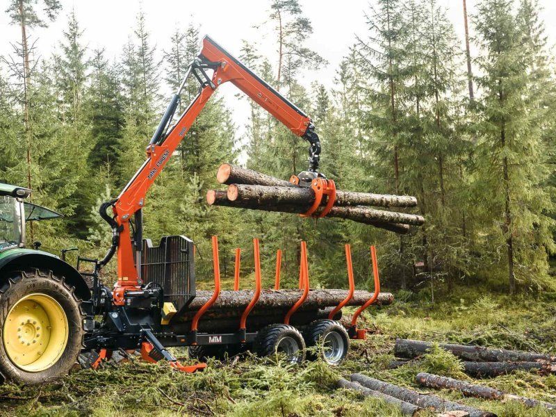 MTM Rückewagen 10-17 Tonnen, 6,6m-9m Forstkran