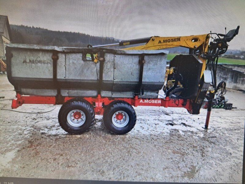 K.-Moser 9,2m Forstkrananhänger