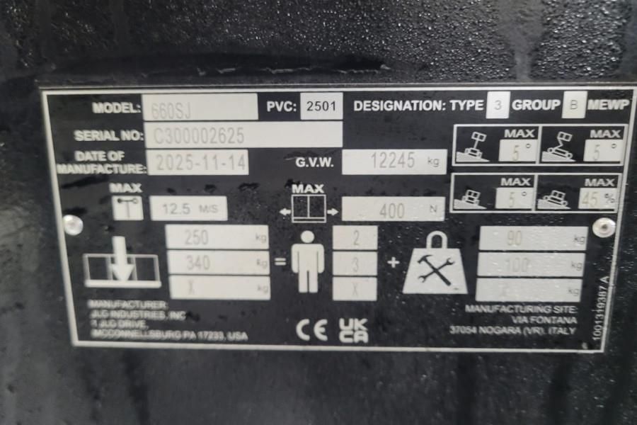 JLG 660SJ Quad Tracks Also Available For Rent, New, Di