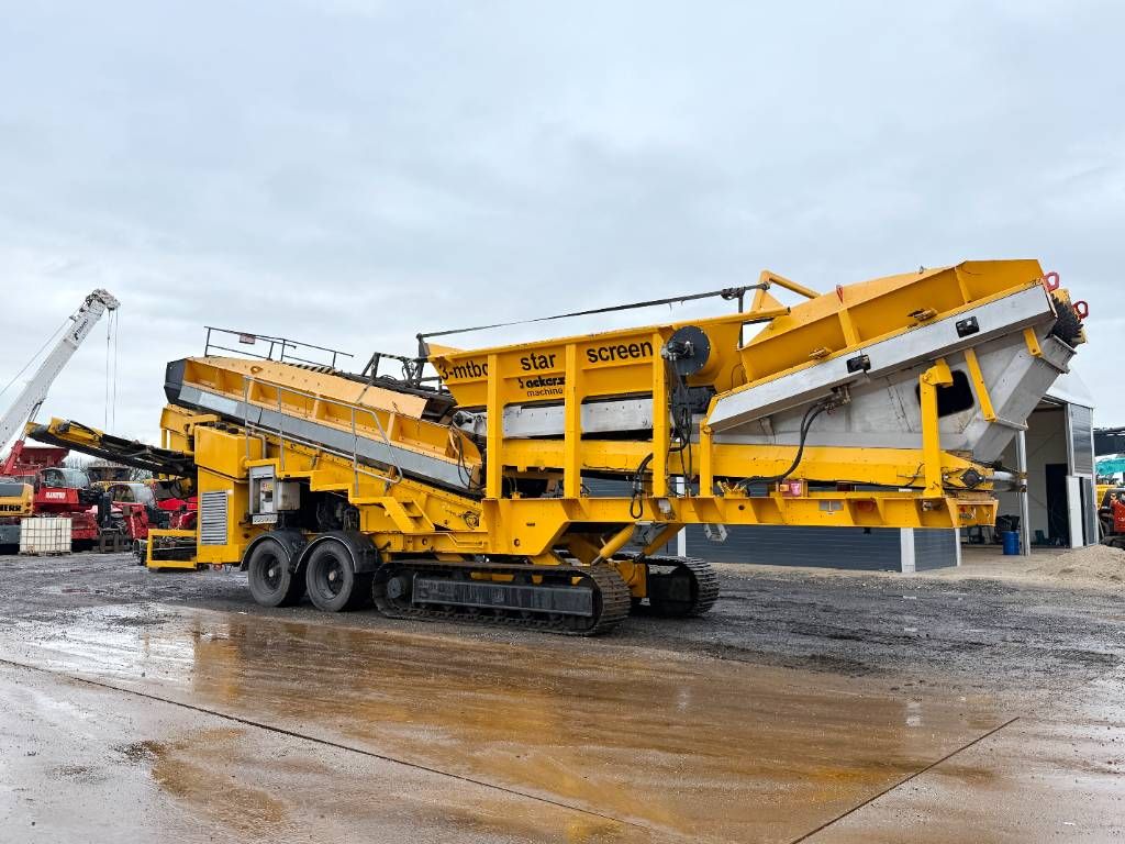 Backers 3-MTBC Trailer Star Screener - 2 Side Conveyors