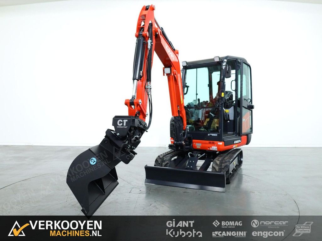 2026 Kubota KX027-4 HI + Compacttilt CTR3 Draaikantelstuk ADV1298