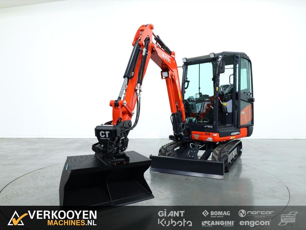 2026 Kubota KX027-4 HI + Compacttilt CTR3 Draaikantelstuk ADV1298