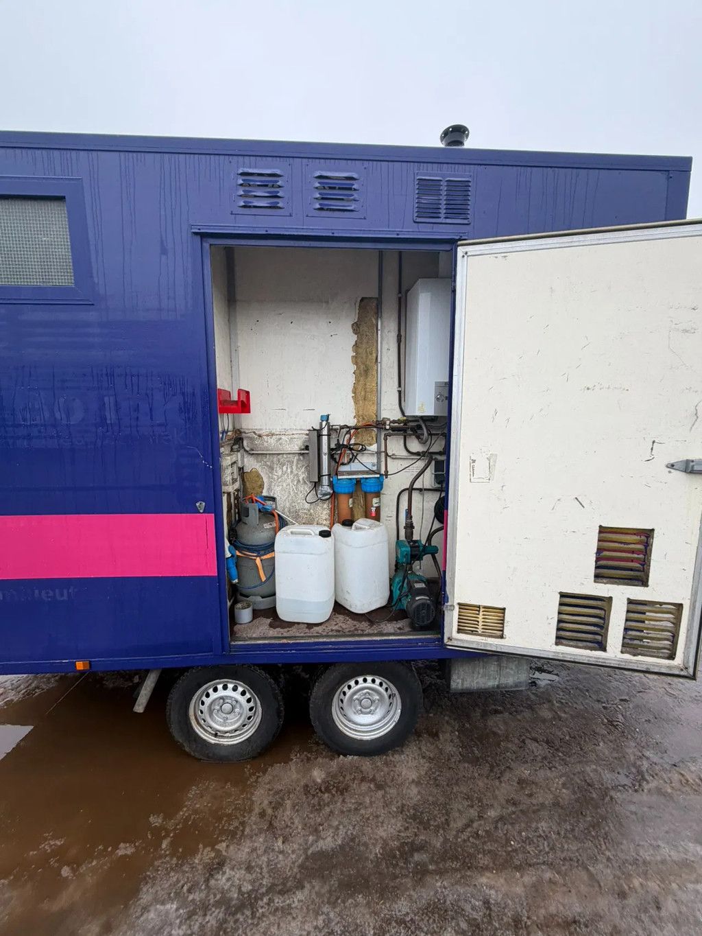 Verdonk decontaminatie aanhanger Verdonk