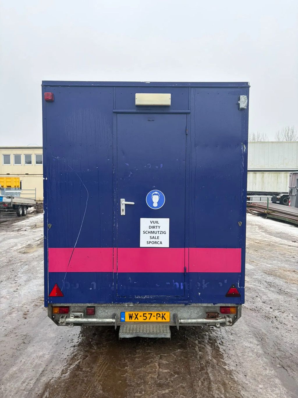 Anssems decontaminatie aanhanger Anssems