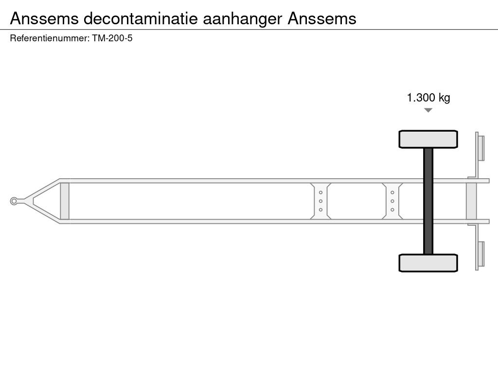 Anssems decontaminatie aanhanger Anssems