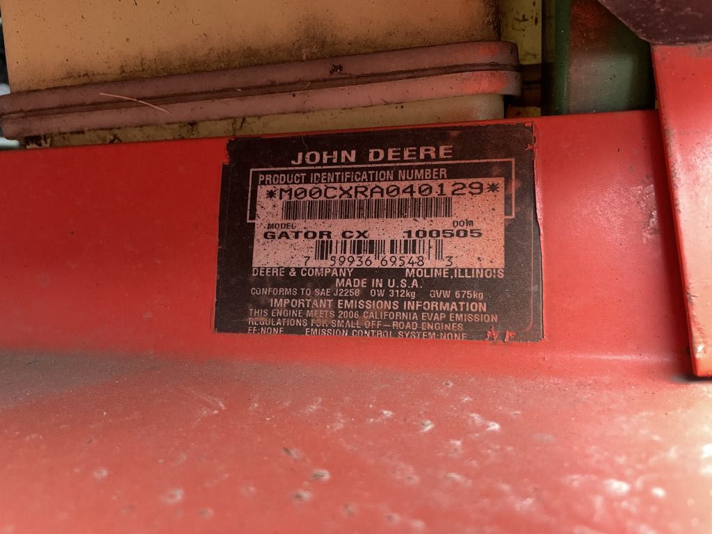 John Deere Gator CX Golfkar UTV ATV