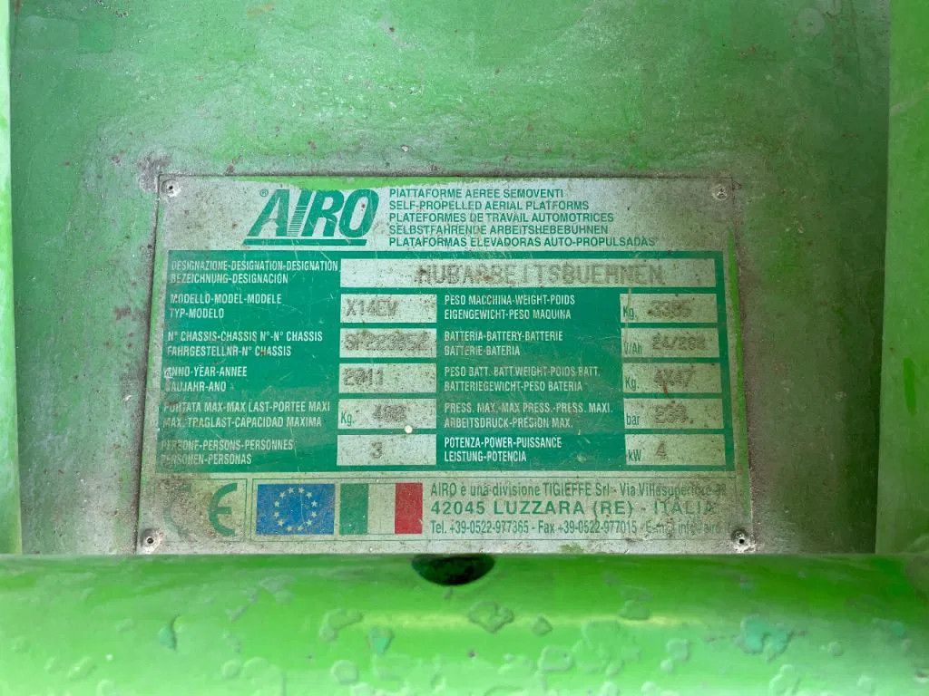 Airo X14EW Hoogwerker Schaarhoogwerker