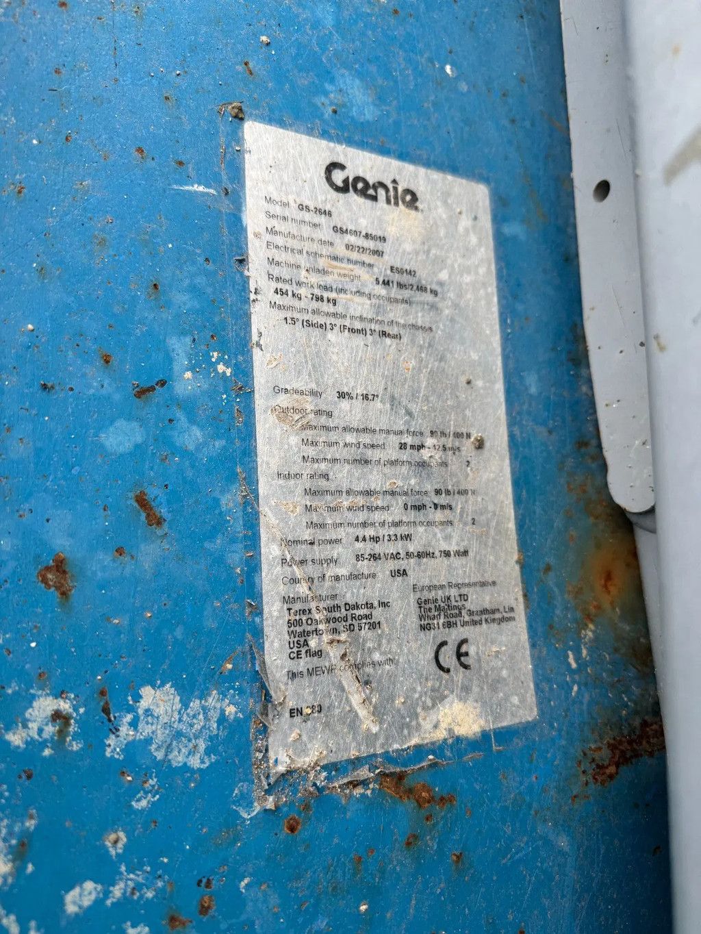 Genie GS2646 Hoogwerker Schaarhoogwerker