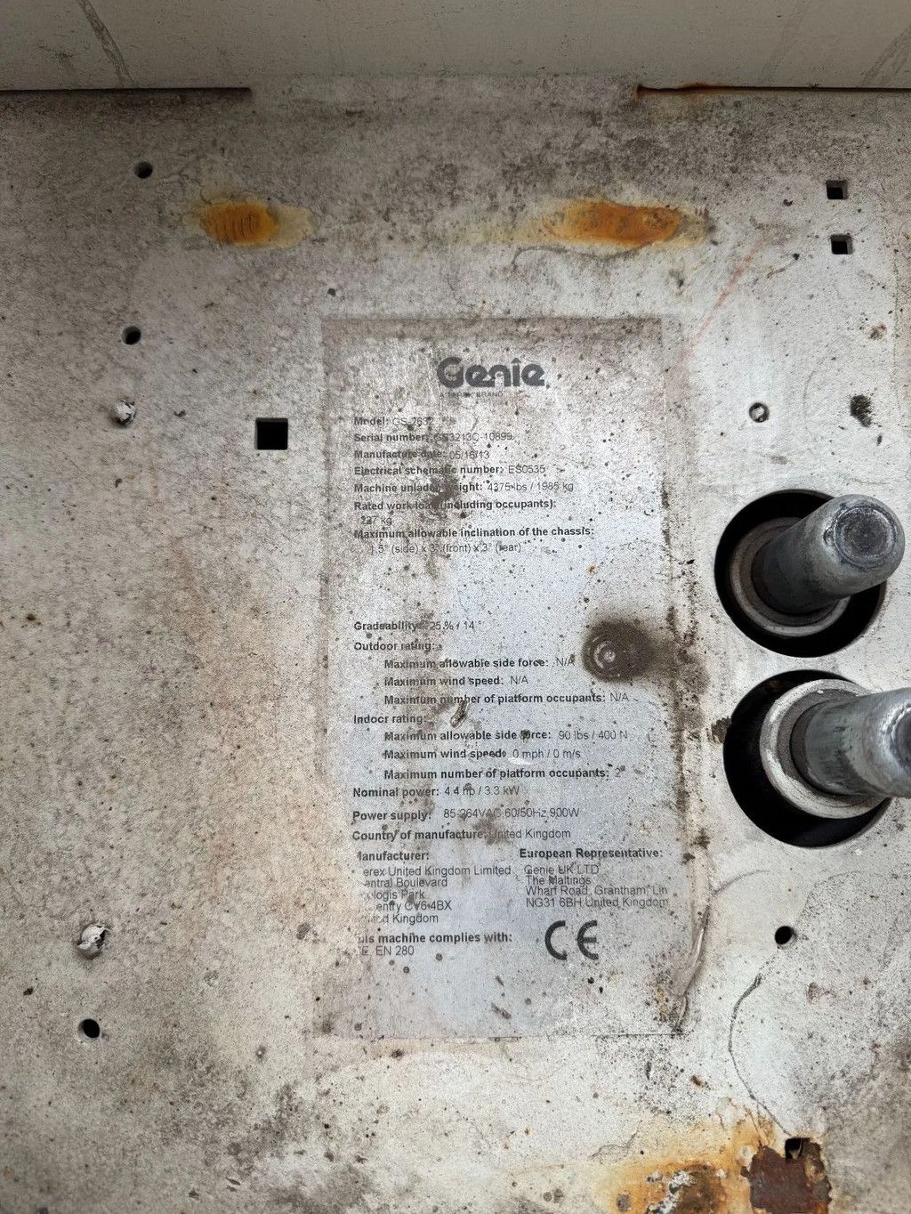 Genie GS2632 Hoogwerker Schaarhoogwerker