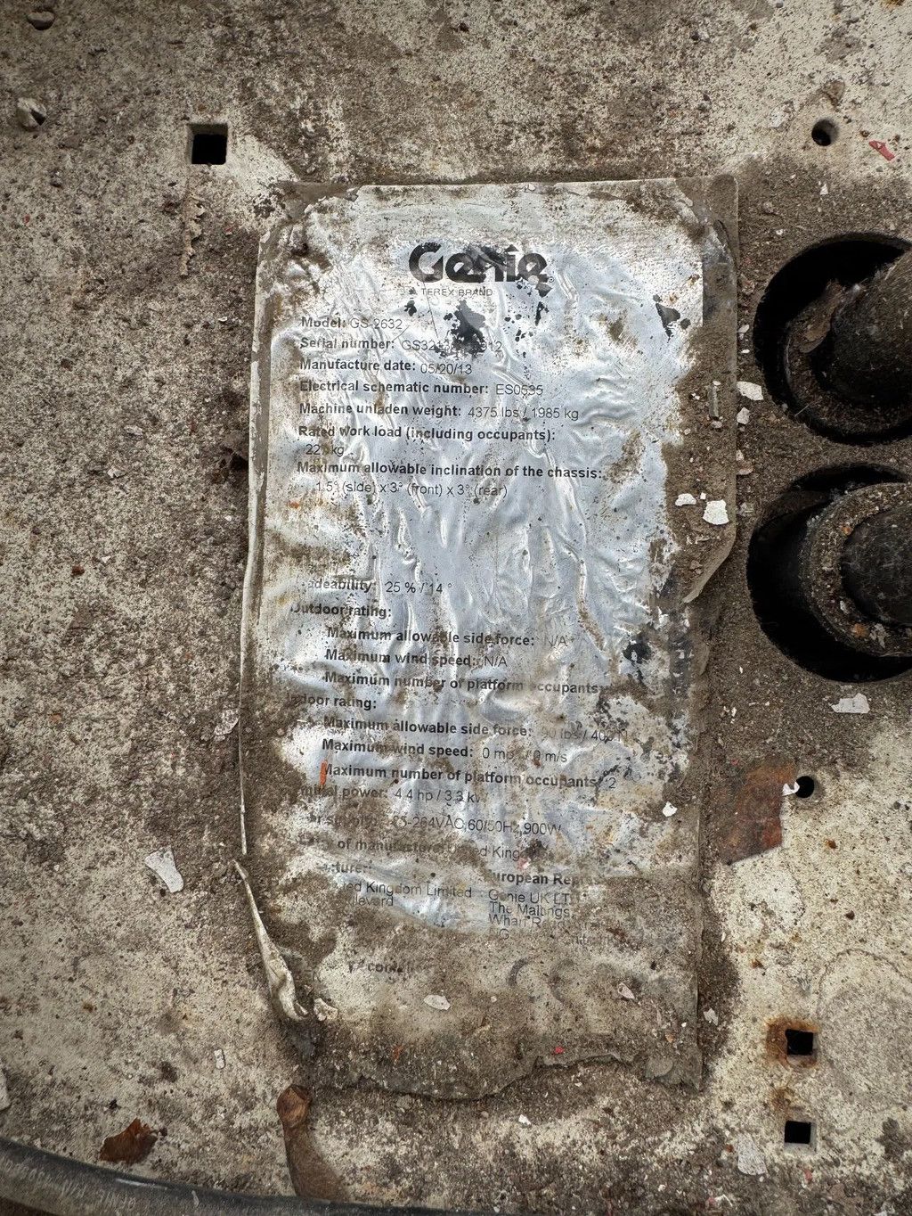 Genie GS2632 Hoogwerker Schaarhoogwerker