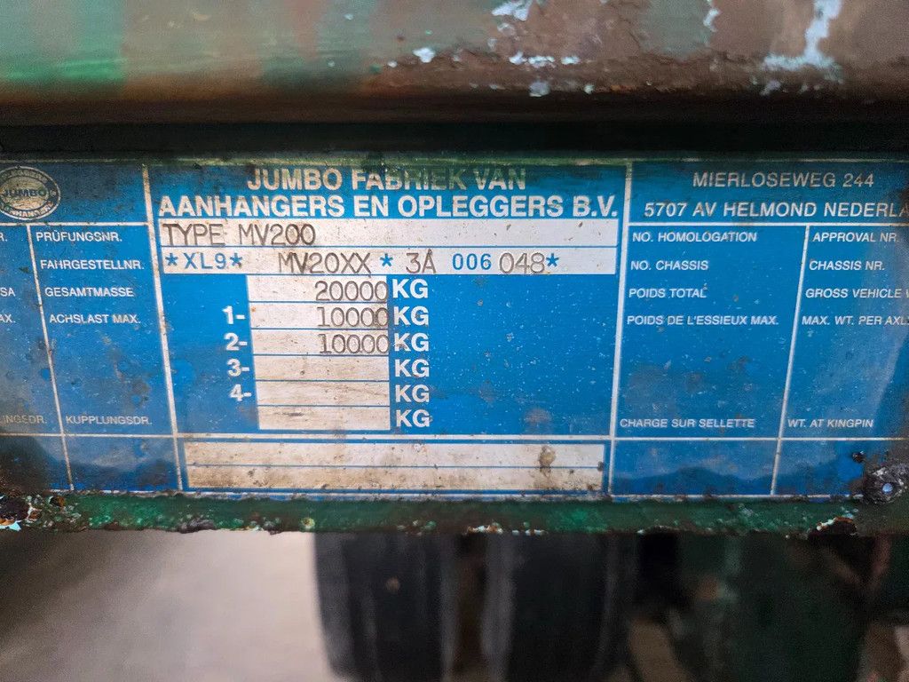 Jumbo 2 as luchtgeveerd