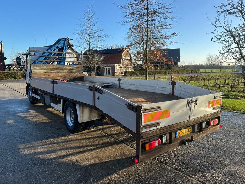Renault Midlum 220 -12C / NL TRUCK / CRANE MKG HLK-80 / MACHINE TRANSPORT / MANUAL / EURO3 / RAMPS