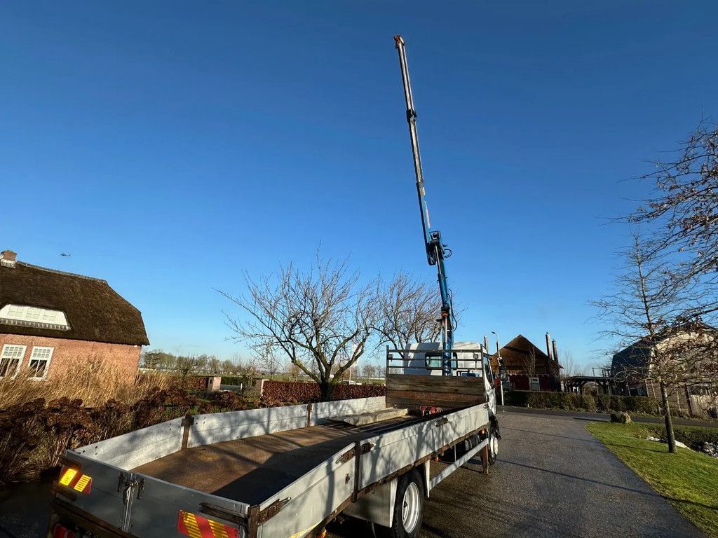 Renault Midlum 220 -12C / NL TRUCK / CRANE MKG HLK-80 / MACHINE TRANSPORT / MANUAL / EURO3 / RAMPS